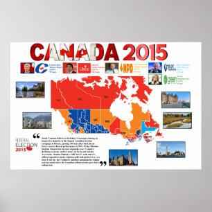 Canada 2015 Poster verkiezingen