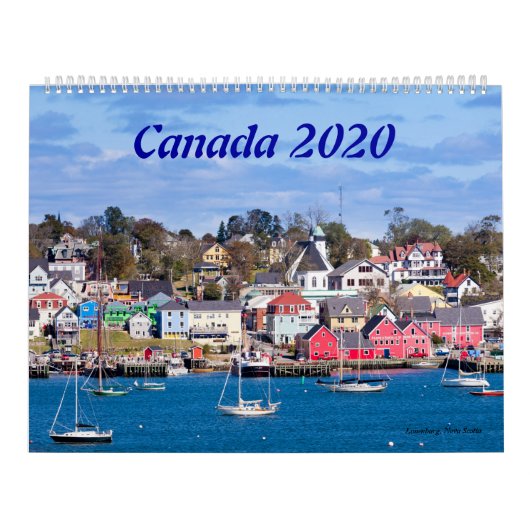 Canada 2020 - Grote agenda Kalender (Hoes)