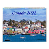 Canada 2022 - Grote agenda Kalender (Hoes)