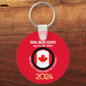 Canada 2024 TOTALE ZONSVERDUISTERING 04.08.2024 Sleutelhanger (Voorkant)