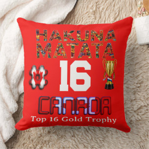 CANADA 2026 Global Games: Hakuna Matata Top 16 Kussen