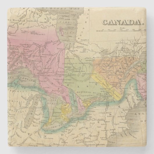 Canada 2 stenen onderzetter (Voorkant)