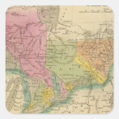 Canada 2 vierkante sticker (Voorkant)