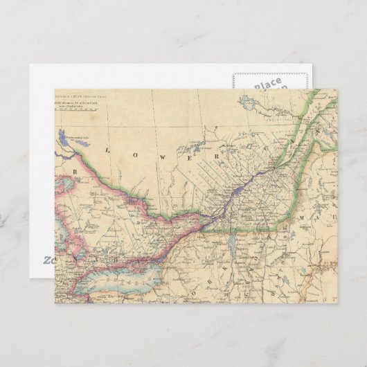 Canada 4 briefkaart (Voorkant / Achterkant)