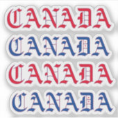CANADA (4) STICKER (Voorkant)