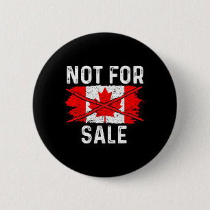 Canada 51e staat niet te koop 2025 Trump Retro Vi Ronde Button 5,7 Cm