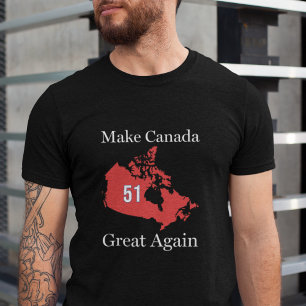 Canada 51e staat politieke satire cadeau t-shirt