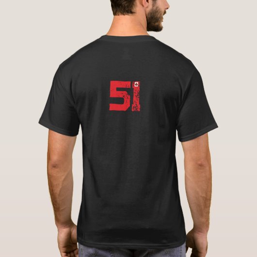 Canada 51e staat t-shirt (Achterkant)