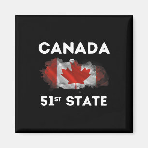 Canada 51st State Funny Trump Canada Meme Shirt Magneet