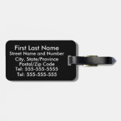 Canada 5 Bagagelabel (voeg je adres op achterzijde (Achterkant horizontaal)