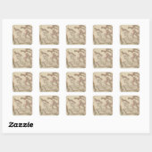Canada 5 vierkante sticker (Vel)