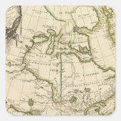 Canada 5 vierkante sticker (Voorkant)