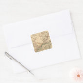 Canada 6 vierkante sticker (Envelop)