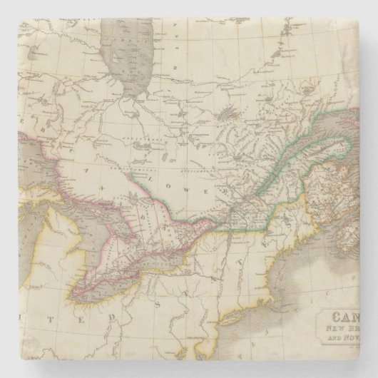 Canada 7 stenen onderzetter (Voorkant)