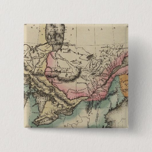 Canada 8 vierkante button 5,1 cm (Voorkant)