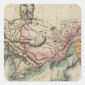 Canada 8 vierkante sticker (Voorkant)