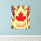 Canada Abstracte Kunst Canvas Afdruk (Insitu (Houten vloer))
