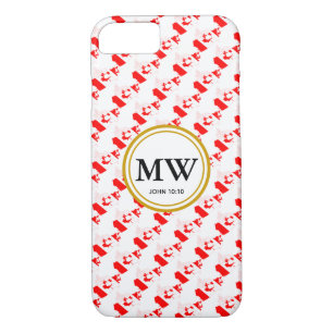 CANADA Abundant Life Christelijk Scriptmonogram iPhone 8/7 Hoesje