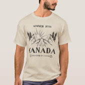 Canada Adventure roept Custom Summer Year T-shirt (Voorkant)