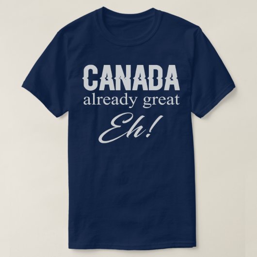 Canada al geweldig EU T-shirt (Design voorkant)