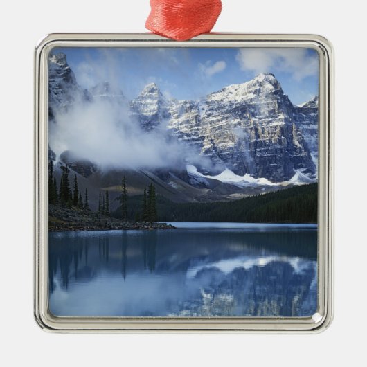Canada, Alberta, Banff National Park, Lake Metalen Ornament (Voorkant)