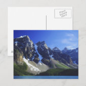 Canada, Alberta, Banff National Park, Moraine Briefkaart (Voorkant / Achterkant)