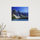 Canada, Alberta, Banff National Park, Moraine Poster (Keuken)