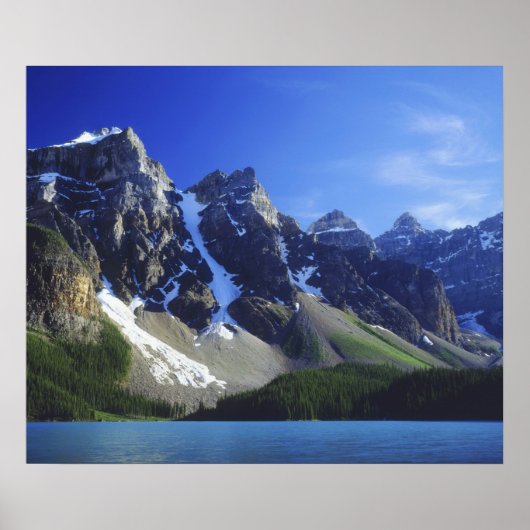 Canada, Alberta, Banff National Park, Moraine Poster (Voorkant)