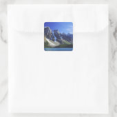Canada, Alberta, Banff National Park, Moraine Vierkante Sticker (Tas)