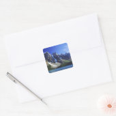 Canada, Alberta, Banff National Park, Moraine Vierkante Sticker (Envelop)