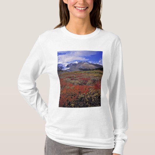 Canada, Alberta, Banff NP. Hucklebes leveren T-shirt (Voorkant)
