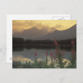 Canada, Alberta, Banff. Sunrise schilderachtig van Briefkaart (Voorkant / Achterkant)