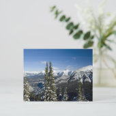 Canada, Alberta, Banff. Uitzichten op de Bow Valle Briefkaart (Staand voorkant)