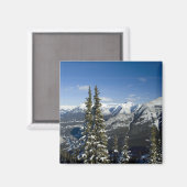 Canada, Alberta, Banff. Uitzichten op de Bow Valle Magneet (Voorkant / Achterkant)