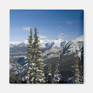 Canada, Alberta, Banff. Uitzichten op de Bow Valle Magneet