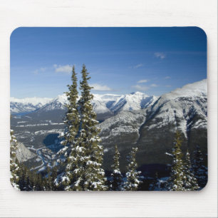 Canada, Alberta, Banff. Uitzichten op de Bow Valle Muismat
