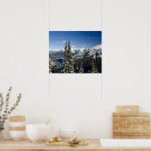 Canada, Alberta, Banff. Uitzichten op de Bow Valle Poster (Keuken)