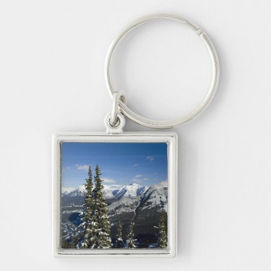 Canada, Alberta, Banff. Uitzichten op de Bow Valle Sleutelhanger (Voorkant)