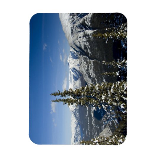 Canada, Alberta, Banff. Uitzichten van de Bowvalle Magneet (Verticaal)