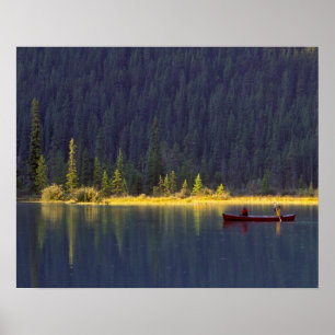 Canada, Alberta, Baniff Nationaal Park. Twee jonge Poster