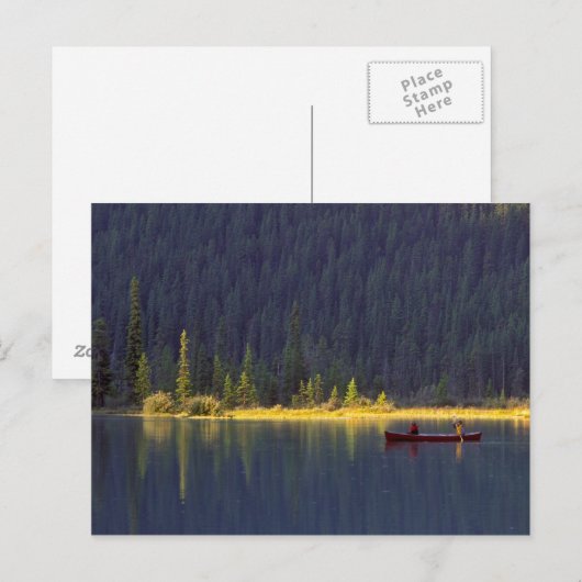 Canada, Alberta, Baniff National Park. Twee jongen Briefkaart (Voorkant / Achterkant)