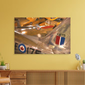 Canada, Alberta, Calgary: Aero Space Museum of Canvas Afdruk (Insitu (Woonkamer))