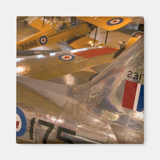 Canada, Alberta, Calgary: Aero Space Museum of Magneet (Voorkant)