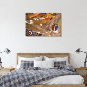 Canada, Alberta, Calgary: Aero Space Museum van Canvas Afdruk (Insitu (Slaapkamer))