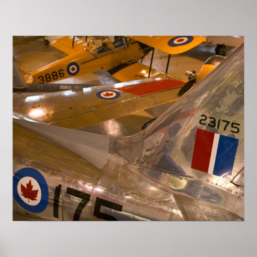 Canada, Alberta, Calgary: Aero Space Museum van Poster (Voorkant)