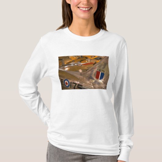 Canada, Alberta, Calgary: Aero Space Museum van T-shirt (Voorkant)