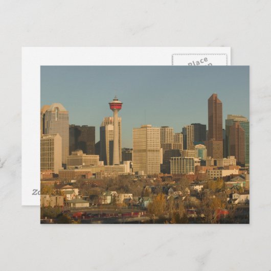 Canada, Alberta, Calgary: City Skyline van 2 Briefkaart (Voorkant / Achterkant)