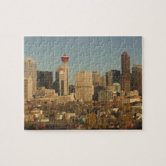 Canada, Alberta, Calgary: City Skyline van 2 Legpuzzel (Horizontaal)