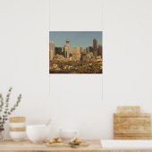 Canada, Alberta, Calgary: City Skyline van 2 Poster (Keuken)