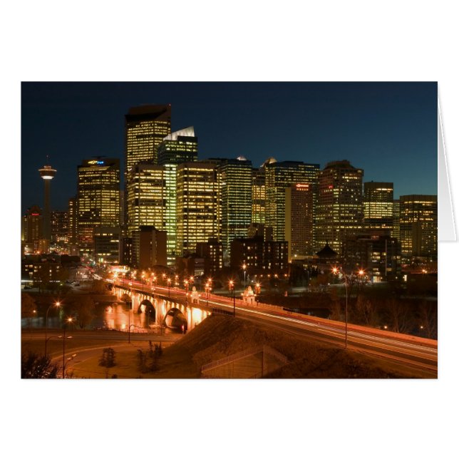 Canada, Alberta, Calgary: het centrum van Calgary, (Voorkant Horizontaal)